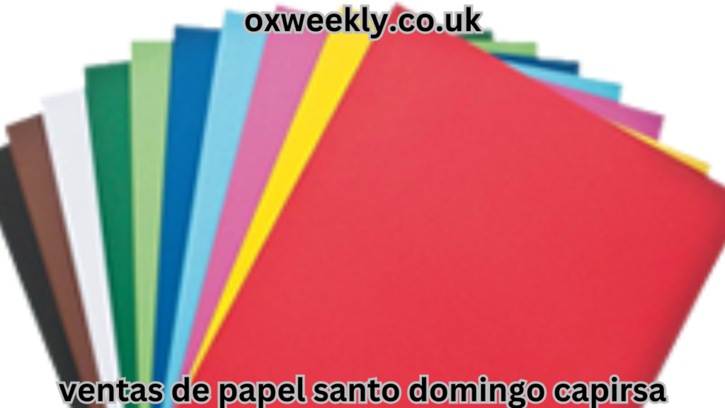 ventas de papel santo domingo capirsa